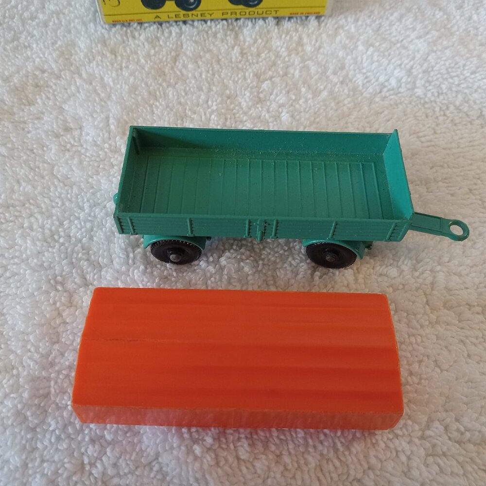 Vintage Lensey Matchbox Mercedes Trailer 2-D plus Box - Picture 8 of 12